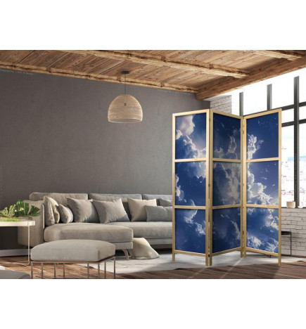 Japans kamerscherm - Starry Clouds and Delicate Light Over a Corner of the Sky