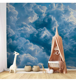 Mural de parede - Ocean in the Air: Waving Clouds Reflecting Morning Light