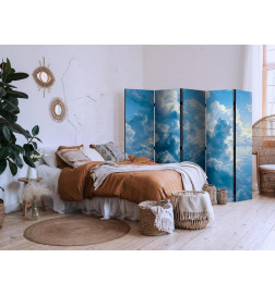 Room Divider - Ocean in the Air: Undulating Clouds Reflecting Morning Light