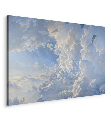 Schilderij - The Sun Revealing the Secrets of the Clouds: Spectacular Images in the Sky