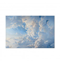 Leinwandbild - The Sun Revealing the Secrets of the Clouds: Spectacular Images in the Sky