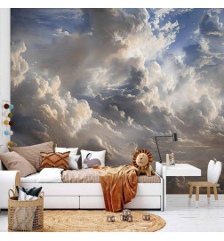 Mural de parede - Golden Reflections on Clouds Foretelling Dusk
