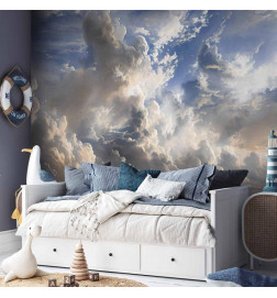 Mural de parede - Golden Reflections on Clouds Foretelling Dusk