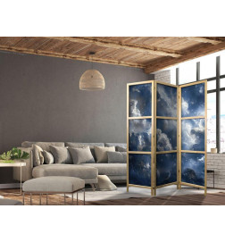 Japanilainen sermi - Astronomical Wonders: Clouds and Stars in Harmonious Combination