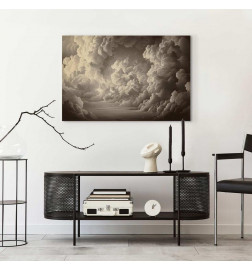Quadro - Whisper of Illuminated Clouds: Soft Play of Light in the Theater of the Heavens