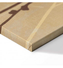 Seinapilt - Tiny Bird - Colorful Grasses in Golden Shades of Sunset