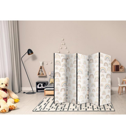 Sermi - Spring - Pastel Rainbows on a Rainy Day with Hearts