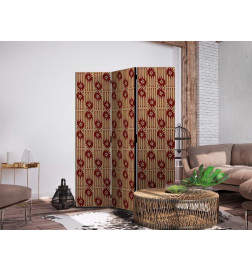 Paravan - Predatory Features - Red Abstract Shapes Inspired by Tribal