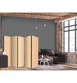 Room Divider - Tiny Dots - Optimistic Pattern in Peach Colors