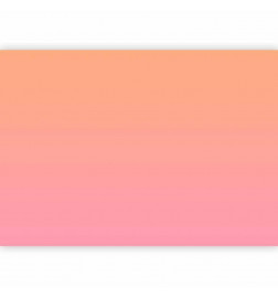 Mural de parede - Warm Sunset - Gradient Background from Orange to Pink
