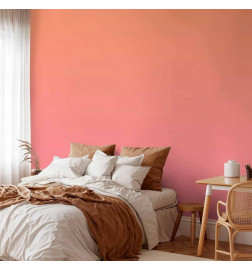Fototapete - Warm Sunset - Gradient Background from Orange to Pink