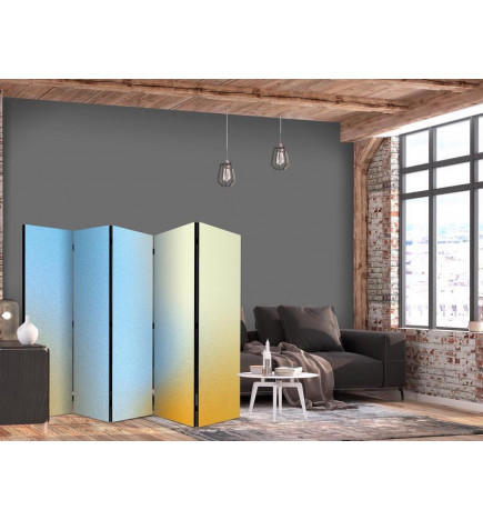 Room Divider - Energetic Gradient - Gradient Composition in Vibrant Colors