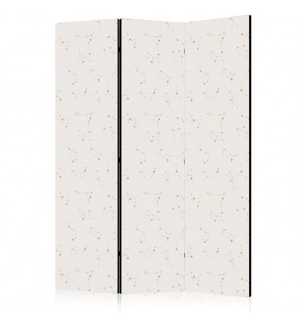 Room Divider - Star Map - Delicate Constellations in Warm Shades