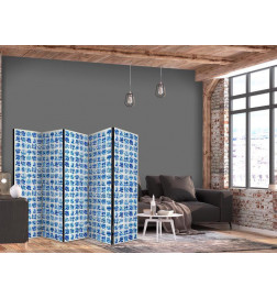 Room Divider - Ceramic Tiles - Traditional Portuguese Blue Tiles Azulejos