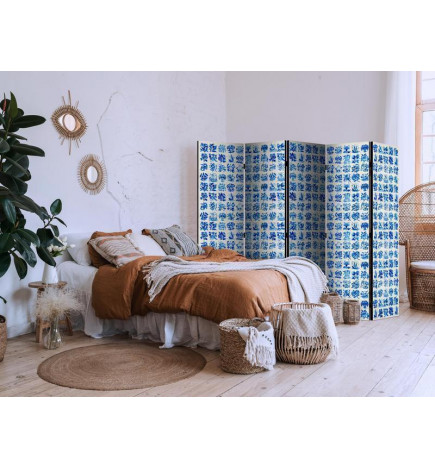 Vouwscherm - Ceramic Tiles - Traditional Portuguese Blue Tiles Azulejos