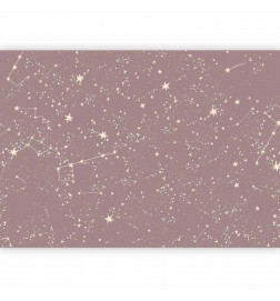 Papier peint - Night Sky - Artistic Constellations and Stars in Pastel Shades