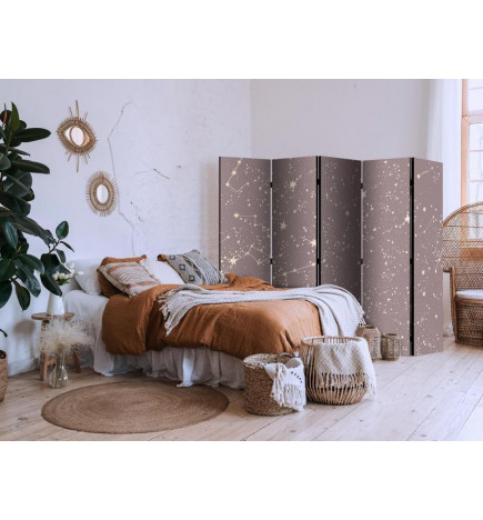 Aizslietnis - Night Sky - Artistic Constellations and Stars in Pastel Shades
