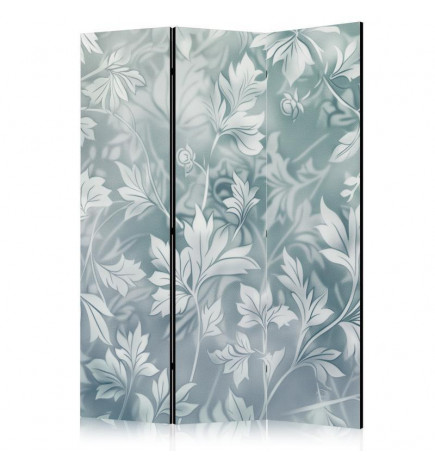 Sirm - Ornaments in Rubbed Faded Turquoise - Delicate Floral Pattern