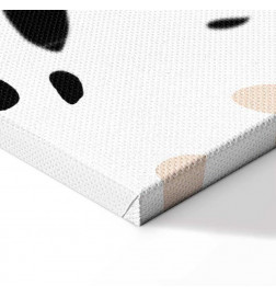 Canvas Print - Cat in Monsteras (1 Part) Vertical