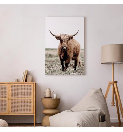 Schilderij - Young Stag (1 Part) Vertical