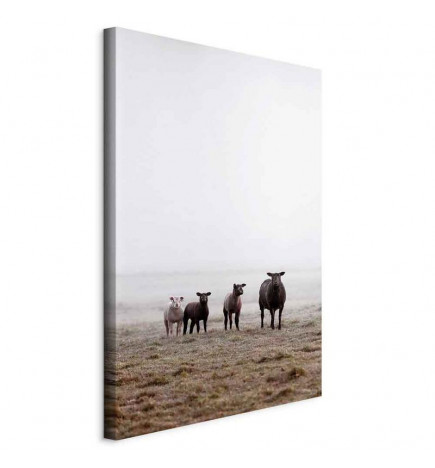 Canvas Print - Friends in the Morning (1 Part) Vertical