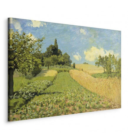 Tableau - Alfred Sisley – Grain fields on the hills of Argenteuil