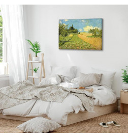 Cuadro - Alfred Sisley – Grain fields on the hills of Argenteuil