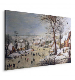 Canvas Print - Pieter Bruegel the Elder – Winter Landscape with Birdtrap
