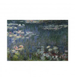 Leinwandbild - Claude Monet – Waterlilies: Green Reflections