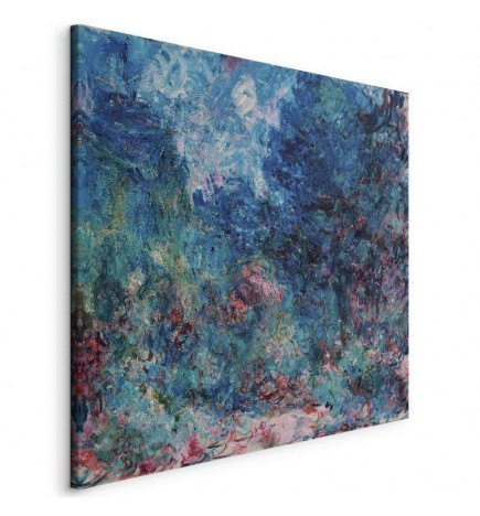Canvas Print - Claude Monet – La maison de lartiste vue du jardin aux roses