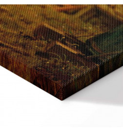 Schilderij - Carl Spitzweg – Well-Wisher Presenting Flowers