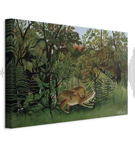 Seinapilt - Henri Rousseau – Le Lion ayant faim se jette sur lAntilope