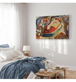 Leinwandbild - August Macke – Nackte Mädchen in der Barke