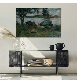 Canvas Print - Paul Gauguin – Flußufer