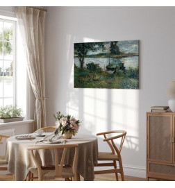 Canvas Print - Paul Gauguin – Flußufer