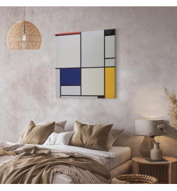 Schilderij - Piet Mondrian – Tableau I