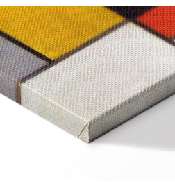 Schilderij - Piet Mondrian – Composition A