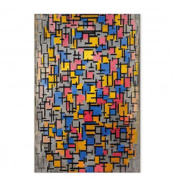 Schilderij - Piet Mondrian – Composition