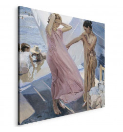 Quadro - Joaquín Sorolla y Bastida – After Bathing, Valencia
