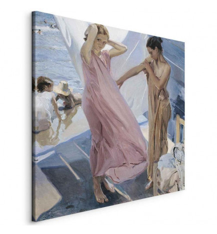 Cuadro - Joaquín Sorolla y Bastida – After Bathing, Valencia