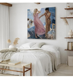 Quadro - Joaquín Sorolla y Bastida – After Bathing, Valencia