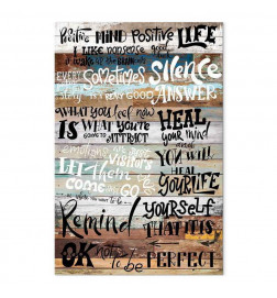 Leinwandbild - Positive Affirmations