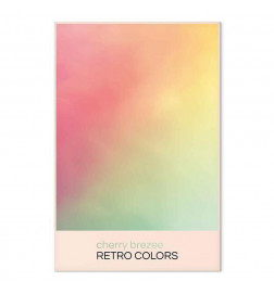 Taulu - Cherry Breeze - Pastel Gradient in Delicate Retro Colors