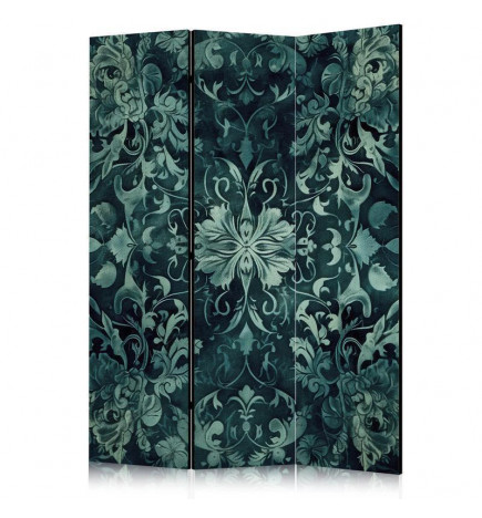 Aizslietnis - Oriental Carpet Pattern - Emerald Ornaments and Rubbed Patterns