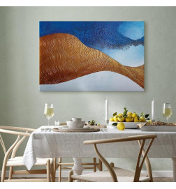 Schilderij - Indigo Ridge (1 Part) Wide