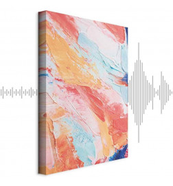 Cuadro - Spring Shades - A Colorful Mix of Warm and Cool Tones on Canvas