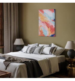 Taulu - Spring Shades - A Colorful Mix of Warm and Cool Tones on Canvas