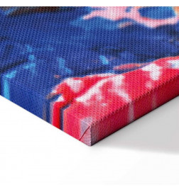 Slika - Spring Shades - A Colorful Mix of Warm and Cool Tones on Canvas