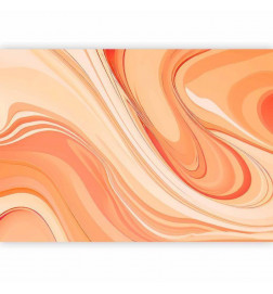 Wall Mural - Peach Abstraction - Abstraction with Smoothly Transitioning Colors in Orange Tones