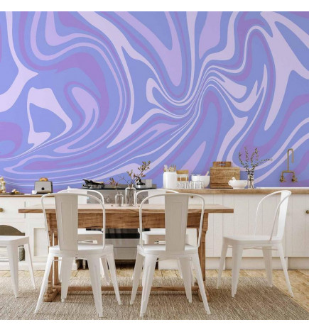 Foto tapete - Purple Composition - Abstract Background in Violet-Purple-Lavender Hues